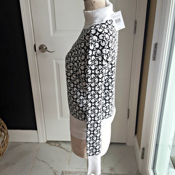 NWT! GUESS Monogram LOHANN Turtleneck SWEATER - Picture 3 of 6